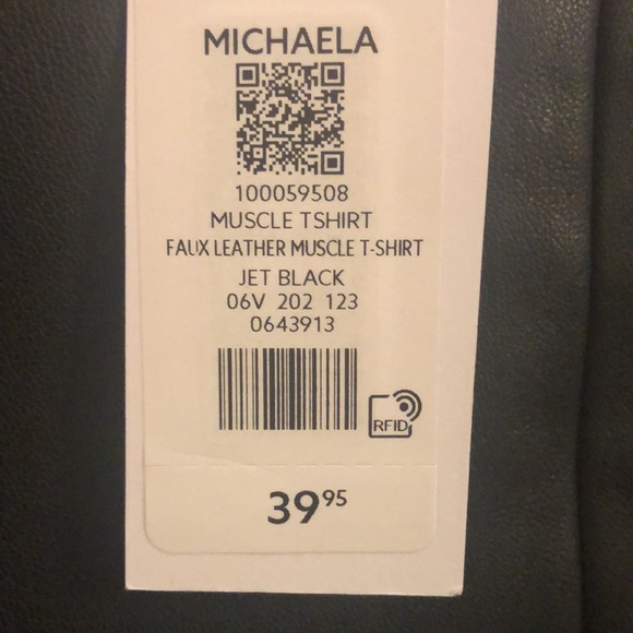 Brand new, never worn Dynamite, pleather shirt - Picture 5 of 5